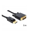 Delock kabel Displayport 1.2 (M) -> DVI 24+1 (M) 5m - nr 18