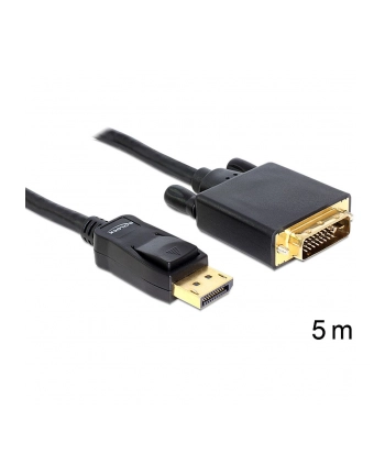 Delock kabel Displayport 1.2 (M) -> DVI 24+1 (M) 5m