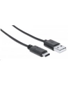 Manhattan Kabel USB-C męski na USB typu A męski 1m czarny USB 2.0 - nr 19