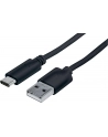 Manhattan Kabel USB-C męski na USB typu A męski 1m czarny USB 2.0 - nr 26