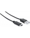 Manhattan Kabel USB-C męski na USB typu A męski 1m czarny USB 2.0 - nr 28