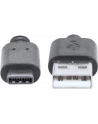 Manhattan Kabel USB-C męski na USB typu A męski 1m czarny USB 2.0 - nr 29