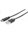 Manhattan Kabel USB-C męski na USB typu A męski 1m czarny USB 2.0 - nr 31