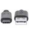 Manhattan Kabel USB-C męski na USB typu A męski 1m czarny USB 2.0 - nr 3