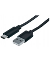Manhattan Kabel USB-C męski na USB typu A męski 1m czarny USB 2.0 - nr 9