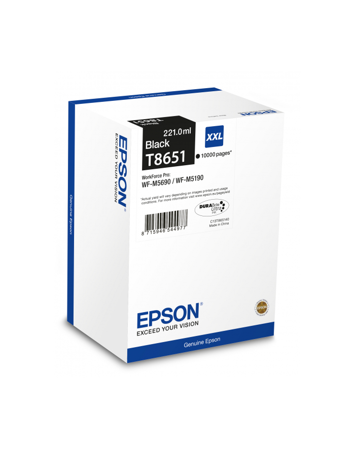 Tusz Epson T8651 black 10K | WF-M5690DWF/WF-M5190DW główny