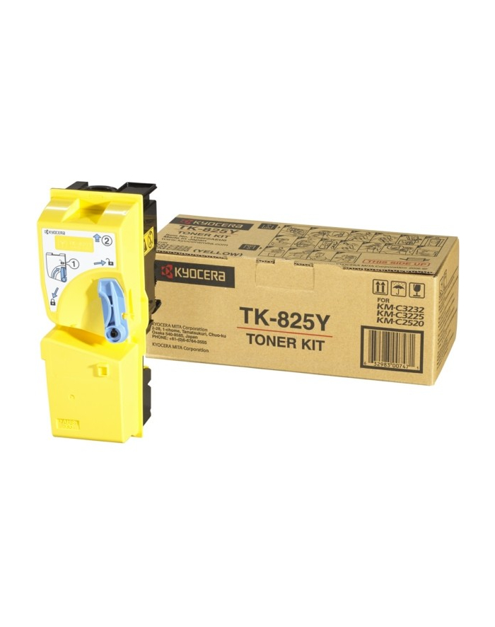 Toner Kyocera TK-825-Y | 7000 str | Yellow | KM-C2520, KM-C3225, KM-C3232 główny