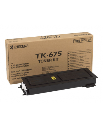 Toner Kyocera TK 675 | 20000 str | Black | KM 2540 2560 3040 3060