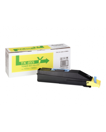 Toner Kyocera TK-855-Y | 18000 str | Yellow | TASKalfa 400ci 500ci 552Ci