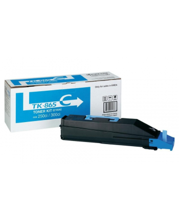 Toner Kyocera TK-865-C | 12000 str | Cyan | TASKalfa 250ci 300ci nr 2
