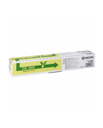 Toner Kyocera TK-895Y | 6000 str | Yellow | FS-C8020 C8025 C8520 C8525