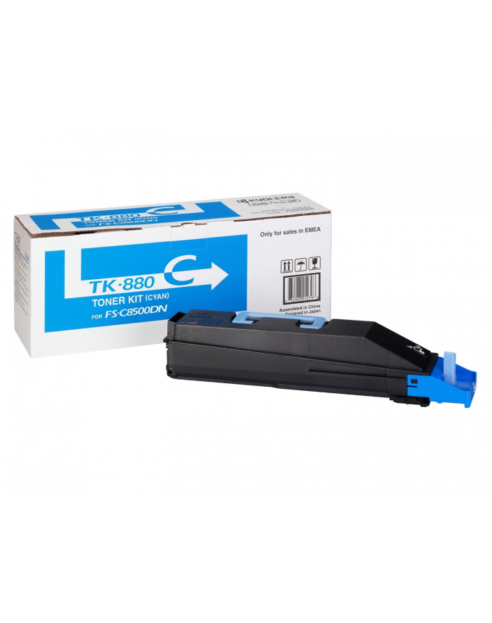 Toner Kyocera TK-880C | 18000 str | Cyan | FS-C8500DN główny