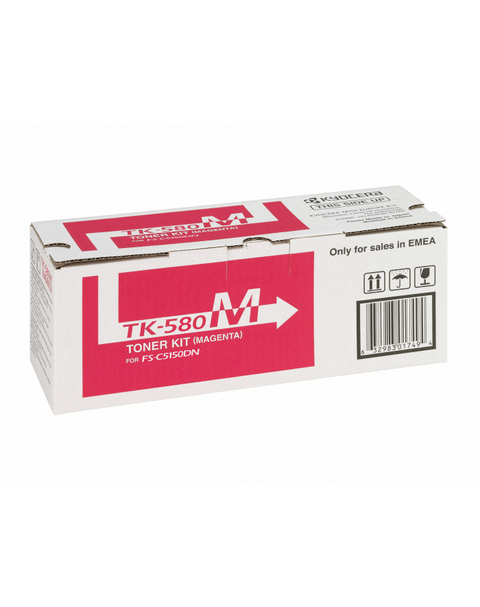 Toner Kyocera TK-580M | 2800 str | Magenta | ECOSYS P6021cdn FS-C5150 główny
