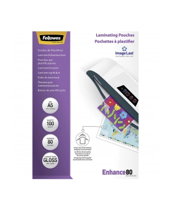 Fellowes Folie do laminowania 80 µ, 154x216 mm - A5, 100 szt. nr 1