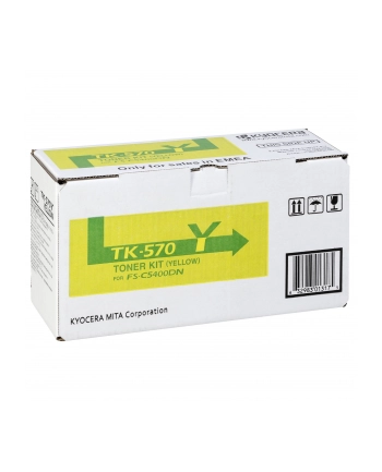 Toner Kyocera TK-570Y | 12000 str | Yellow | ECOSYS P7035cdn FS-C5400DN nr 1