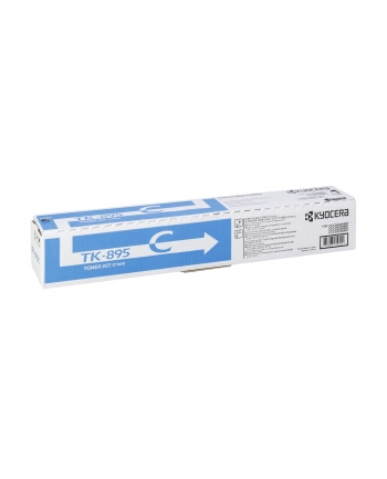 Toner Kyocera TK-895C | 6000 str | Cyan | FS-C8020 C8025 C8520 C8525 nr 1