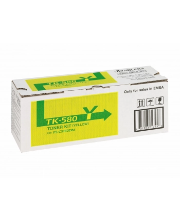 Toner Kyocera TK-580Y | 2800 str | Yellow | ECOSYS P6021cdn FS-C5150 nr 2