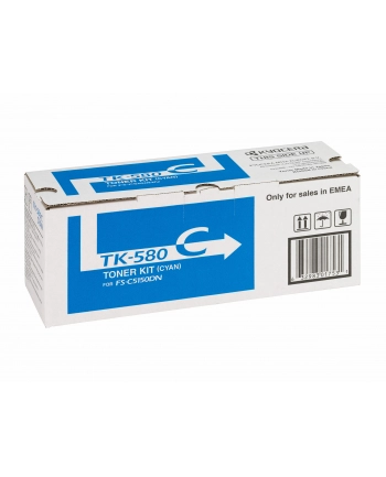 Toner Kyocera TK-580C | 2800 str | Cyan | ECOSYS P6021cdn FS-C5150 nr 2