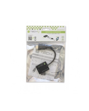 Techly Konwerter HDMI męski na VGA żeński nr 1