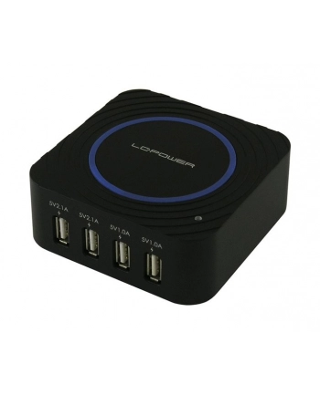 LC-POWER LADOWARKA UNIWERSALNA USB LC-CH-USB-QI 4xUSB 2.1A i 1.0A System ladowania bezprzewodowego QI nr 2