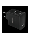 LogiLink Ładowarka sieciowa USB + złącze zapalniczki samochodowej - nr 4