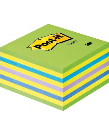 3M-POST-IT Kostka samop. POST-IT® (2028-NB), 76x76mm, 1x450 kart., cukierkowa niebiesko-zie nr 1