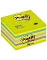 3M-POST-IT Kostka samop. POST-IT® (2028-NB), 76x76mm, 1x450 kart., cukierkowa niebiesko-zie - nr 13