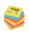 3M-POST-IT Bloczek samop. POST-IT® (654-TFEN), 76x76mm, 6x100 kart., paleta energetyczna - nr 12