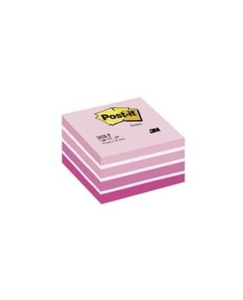 3M-POST-IT Kostka samop. POST-IT® (2028-P), 76x76mm, 1x450 kart., różowa