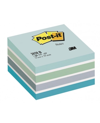 3M-POST-IT Kostka samop. POST-IT® (2028-B), 76x76mm, 1x450 kart., niebieska nr 2