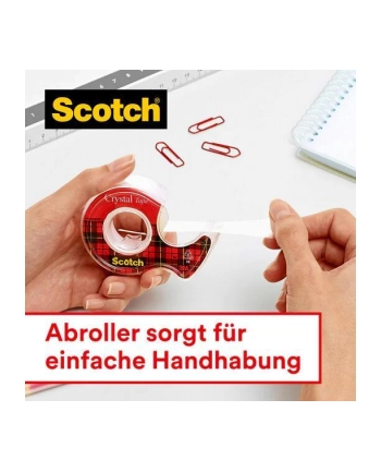 3M-SCOTCH Taśma biurowa SCOTCH® Crystal (6-1933R8), 19mm, 33m, 7szt., 1 rolka GRATIS nr 2