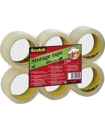 3M-SCOTCH Taśma pakowa SCOTCH® (S5066F6), akrylowa, 50mm, 66m, transparentna nr 2