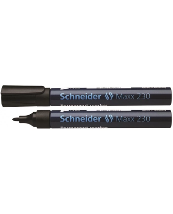 Marker permanentny SCHNEIDER Maxx 230, okrągły, 1-3 mm, czarny nr 1