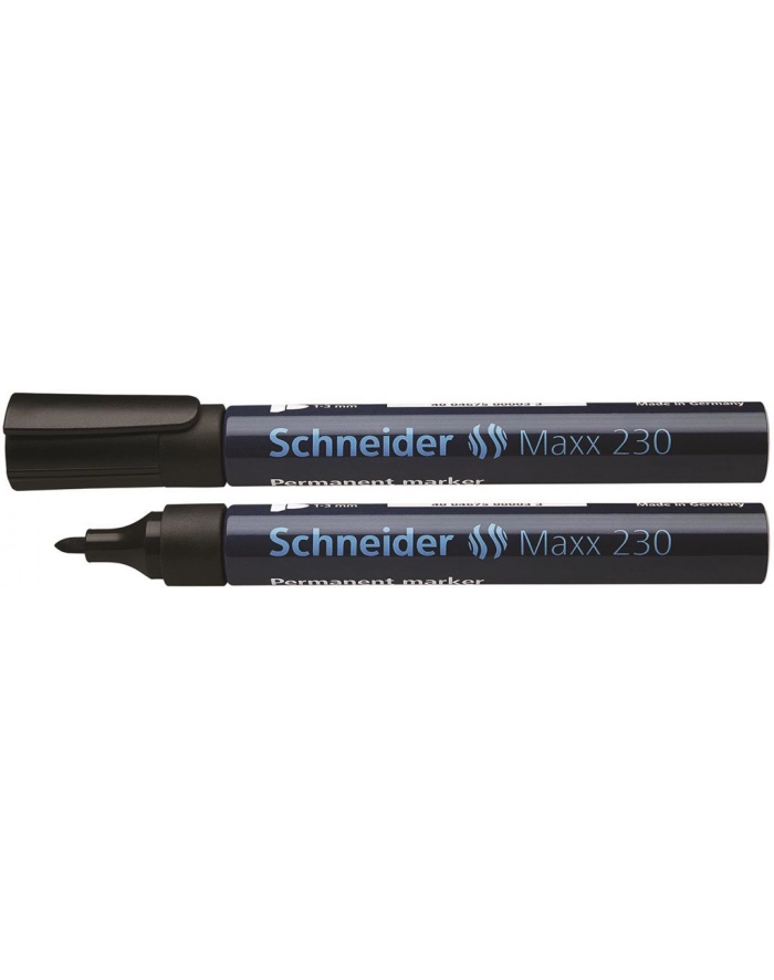Marker permanentny SCHNEIDER Maxx 230, okrągły, 1-3 mm, czarny główny