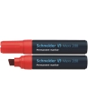 Marker permanentny SCHNEIDER Maxx 280, ścięty, 4-12 mm, czerwony - nr 1