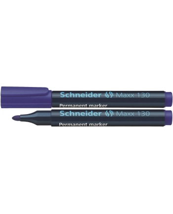 Marker permanentny SCHNEIDER Maxx 130, okrągły, 1-3 mm, niebieski nr 1