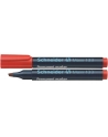 Marker permanentny SCHNEIDER Maxx 133, ścięty, 1-4 mm, czerwony - nr 1