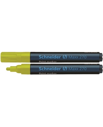 Marker olejowy SCHNEIDER Maxx 270, okrągły, 1-3 mm, żółty nr 1