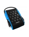 Dysk zewnętrzny ADATA HD720 1TB 2.5'' HDD USB 3.0  Niebieski water/shock proof - nr 1
