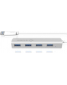 RaidSonic Icy Box 4x Port USB 3.0 Hub, Srebny - nr 10