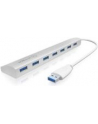 RaidSonic Icy Box 4x Port USB 3.0 Hub, Srebny - nr 15