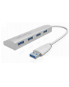 RaidSonic Icy Box 4x Port USB 3.0 Hub, Srebny - nr 1