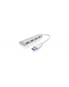 RaidSonic Icy Box 4x Port USB 3.0 Hub, Srebny - nr 23