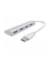 RaidSonic Icy Box 4x Port USB 3.0 Hub, Srebny - nr 28