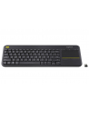 Logitech Wireless Touch Keyboard K400 Plus Black (US International) - nr 107