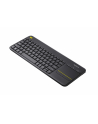 Logitech Wireless Touch Keyboard K400 Plus Black (US International) - nr 114