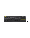Logitech Wireless Touch Keyboard K400 Plus Black (US International) - nr 30