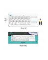 Logitech Wireless Touch Keyboard K400 Plus white (US International) - nr 59