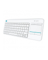 Logitech Wireless Touch Keyboard K400 Plus white (US International) - nr 62