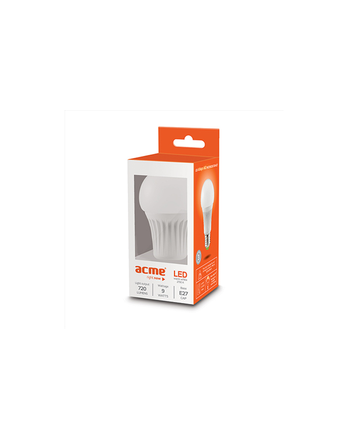 ACME EUROPE Żarówka LED ACME E27 Ashape A60 9W2700K25h720lmE27 główny